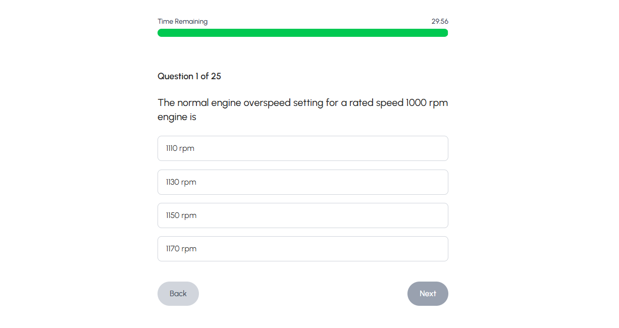 Daihatsu Engine Basic Knowledge Test